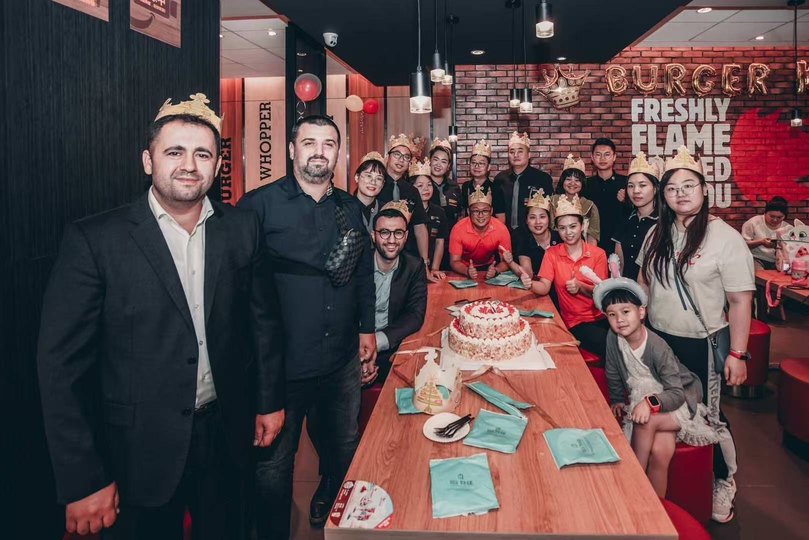 Çin'deki ekip buluşmasından bir kare